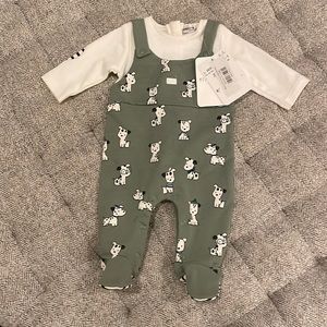 Mayoral newborn footed romper